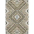 thumbnail image 1 of HomeRoots 679251 9 x 12 ft. Beige, Ivory & Gray Tribal Washable Machine Made Rectangle Area Rug with UV Protection, 1 of 9