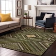 thumbnail image 1 of Addison Rugs Mayfield Premium Machine Washable Transitional Tribal Olive Rectangle Rug, 8' x 10', 1 of 6