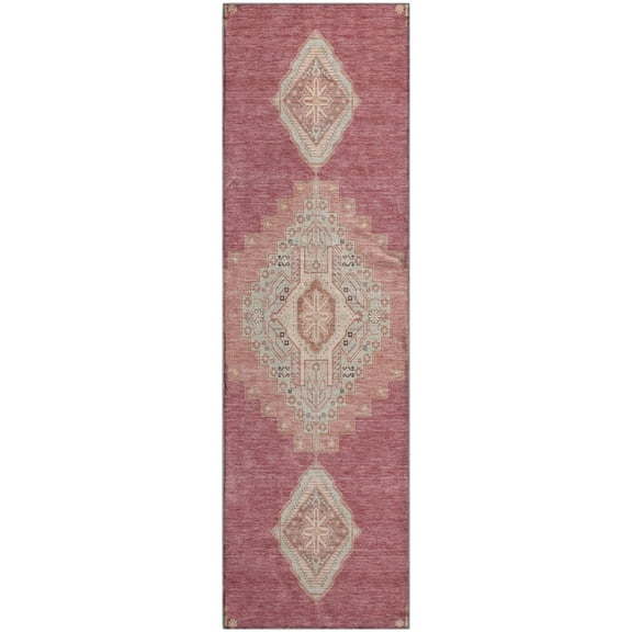 Dalyn Rugs Premium Machine Washable Mayfield AMF1014 Blush 2'3" x 7'6" Runner Rug