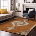 thumbnail image 1 of Addison Rugs Mayfield Premium Machine Washable Traditional Oriental Copper Rectangle Rug, 10' x 14', 1 of 6