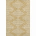 thumbnail image 1 of HomeRoots 679731 9 x 12 ft. Gold & Ivory Geometric Transitional Washable Machine Made Rectangle Area Rug with UV Protection, 1 of 9