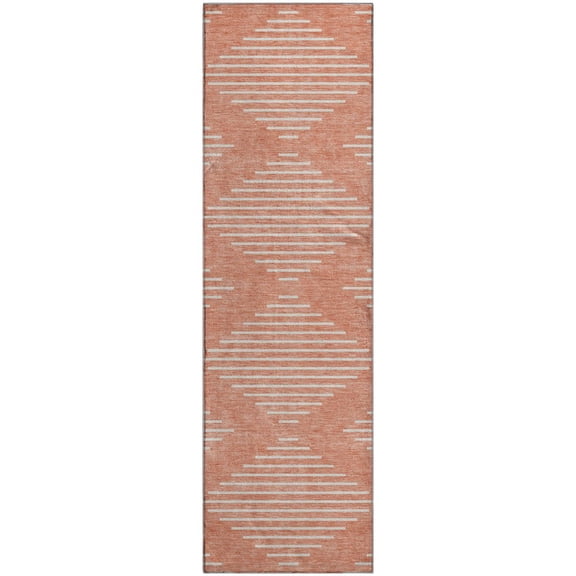 Dalyn Rugs Premium Machine Washable Mayfield AMF1016 Salmon 2'3" x 7'6" Runner Rug