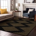 thumbnail image 1 of Addison Rugs Mayfield Premium Machine Washable Transitional Geometric Black Rectangle Rug, 3' x 5', 1 of 6