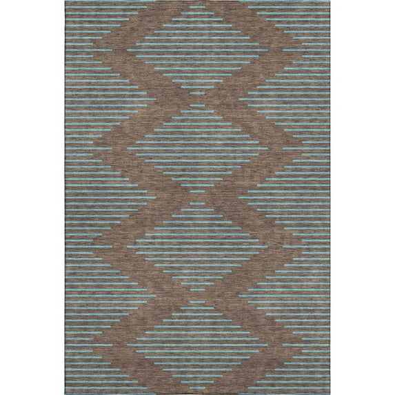 Dalyn Rugs Premium Machine Washable Mayfield AMF1017 Brown 3' x 5' Rug