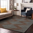 thumbnail image 1 of Addison Rugs Mayfield Premium Machine Washable Transitional Geometric Brown Rectangle Rug, 9' x 12', 1 of 6