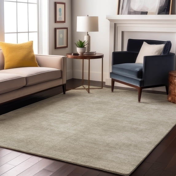 Addison Rugs Mayfield Premium Machine Washable Transitional Abstract Beige Rectangle Rug, 5' x 7'6"