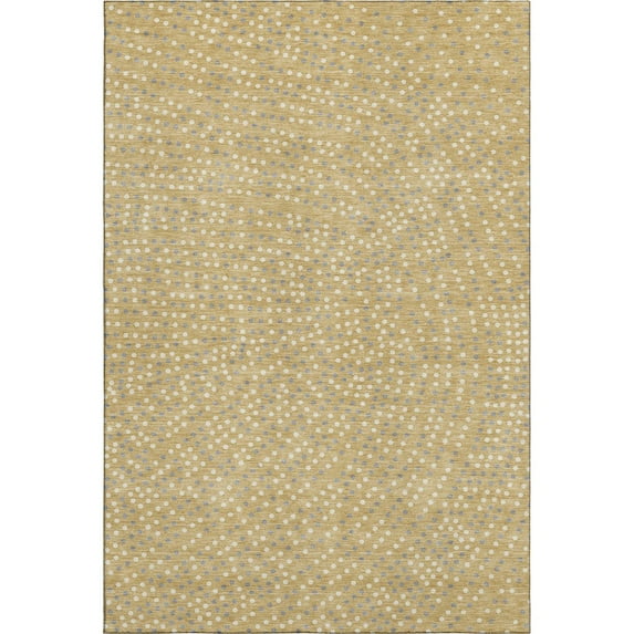 Dalyn Rugs Premium Machine Washable Mayfield AMF1021 Gold 5' x 7'6" Rug