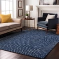 thumbnail image 1 of Addison Rugs Mayfield Premium Machine Washable Transitional Circles Navy Rectangle Rug, 9' x 12', 1 of 6