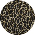thumbnail image 1 of Dalyn Rugs Premium Machine Washable Mayfield AMF1023 Black 8' x 8' Round Rug, 1 of 6