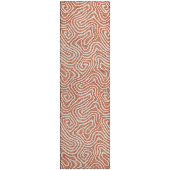 Dalyn Rugs Premium Machine Washable Mayfield AMF1030 Salmon 2'3" x 7'6" Runner Rug