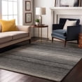 thumbnail image 1 of Addison Rugs Mayfield Premium Machine Washable Transitional Stripes Gray Rectangle Rug, 9' x 12', 1 of 6