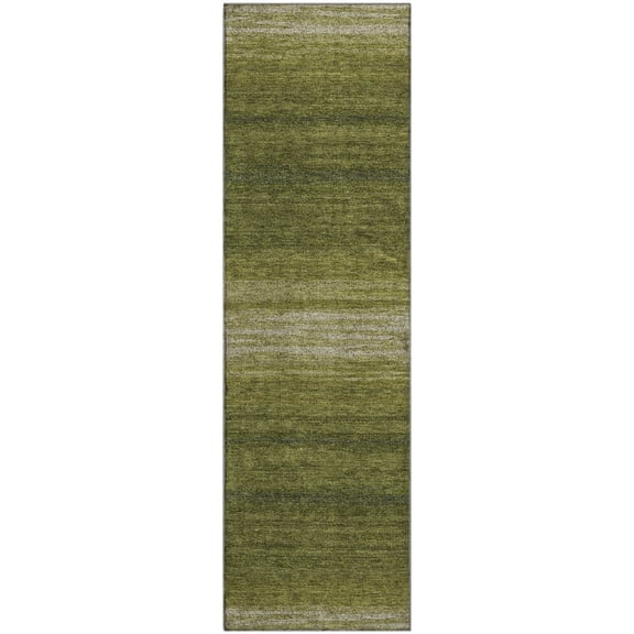 Dalyn Rugs Premium Machine Washable Mayfield AMF1033 Olive 2'3" x 7'6" Runner Rug
