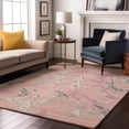 thumbnail image 1 of Addison Rugs Mayfield Premium Machine Washable Transitional Abstract Pink Rectangle Rug, 9' x 12', 1 of 6