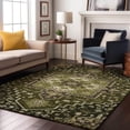 thumbnail image 1 of Addison Rugs Mayfield Premium Machine Washable Traditional Oriental Olive Rectangle Rug, 8' x 10', 1 of 6
