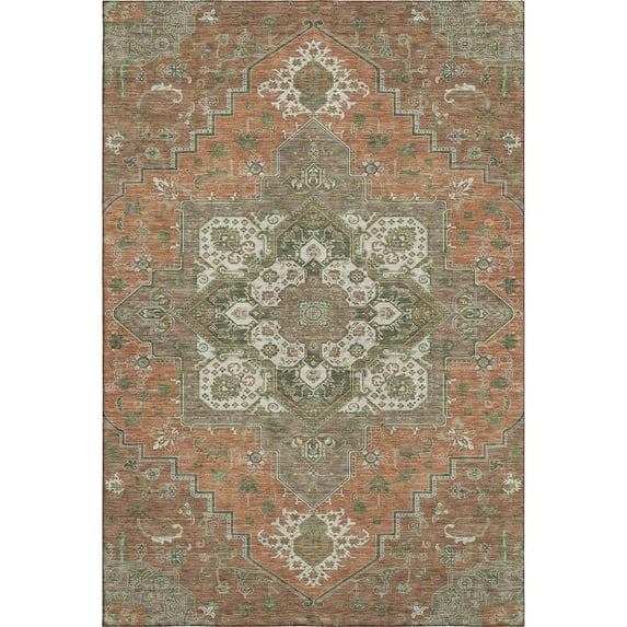 Dalyn Rugs Premium Machine Washable Mayfield AMF1036 Rust 5' x 7'6" Rug