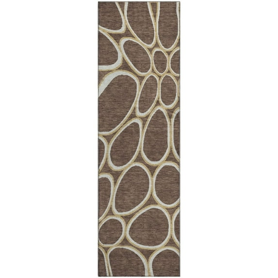 Dalyn Rugs Premium Machine Washable Mayfield AMF1041 Brown 2'3" x 7'6" Runner Rug