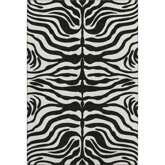 Dalyn Rugs Premium Machine Washable Mayfield AMF1042 Black 8' x 10' Rug