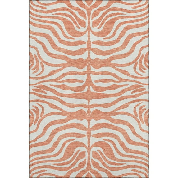 Dalyn Rugs Premium Machine Washable Mayfield AMF1042 Coral 2'6" x 3'10" Rug