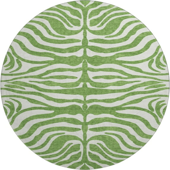 Dalyn Rugs Premium Machine Washable Mayfield AMF1042 Green 8' x 8' Round Rug