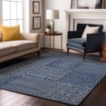 thumbnail image 1 of Addison Rugs Mayfield Premium Machine Washable Transitional Geometric Navy Rectangle Rug, 8' x 10', 1 of 6