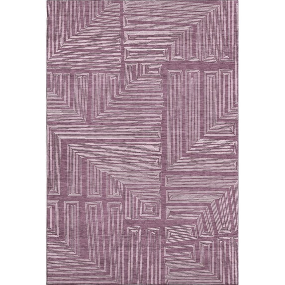 Dalyn Rugs Premium Machine Washable Mayfield AMF1045 Eggplant 10' x 14' Rug