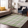 thumbnail image 1 of Addison Rugs Mayfield Premium Machine Washable Transitional Plaid Mint Rectangle Rug, 10' x 14', 1 of 6