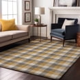 thumbnail image 1 of Addison Rugs Mayfield Premium Machine Washable Transitional Plaid Gray Rectangle Rug, 10' x 14', 1 of 6