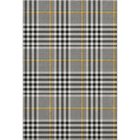 Dalyn Rugs Premium Machine Washable Mayfield AMF1054 Black 8' x 10' Rug
