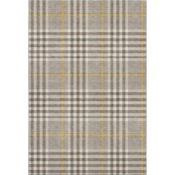 Dalyn Rugs Premium Machine Washable Mayfield AMF1054 Brown 5' x 7'6" Rug