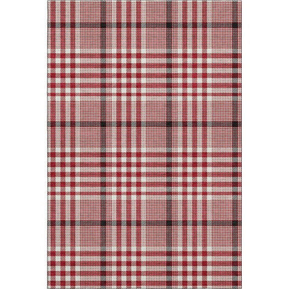 Dalyn Rugs Premium Machine Washable Mayfield AMF1054 Red 5' x 7'6" Rug
