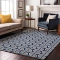 thumbnail image 1 of Addison Rugs Mayfield Premium Machine Washable Transitional Swirls Navy Rectangle Rug, 9' x 12', 1 of 6