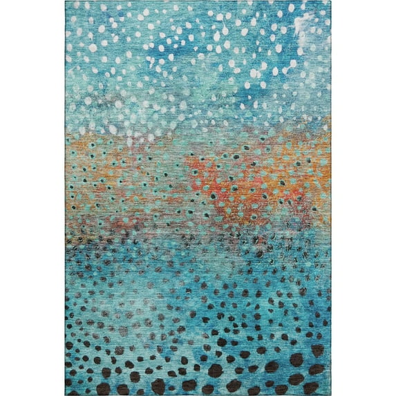 Dalyn Rugs Premium Machine Washable Mayfield AMF1074 Blue 10' x 14' Rug