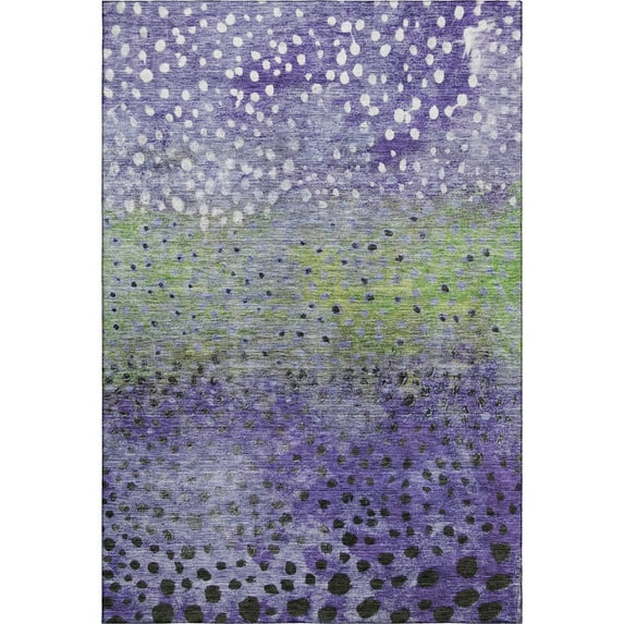 Dalyn Rugs Premium Machine Washable Mayfield AMF1074 Purple 8' x 10' Rug