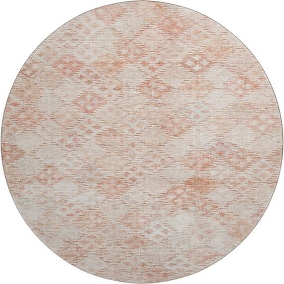 Dalyn Rugs Premium Machine Washable Mayfield AMF1081 Pink 8' x 8' Round Rug