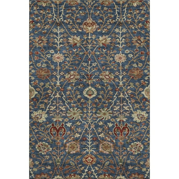 Dalyn Rugs Premium Machine Washable Mayfield AMF1085 Navy 3' x 5' Rug
