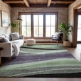 thumbnail image 1 of Addison Rugs Mayfield Premium Machine Washable Transitional Swirls Purple Rectangle Rug, 8' x 10', 1 of 6