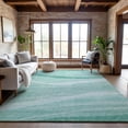 thumbnail image 1 of Addison Rugs Mayfield Premium Machine Washable Transitional Swirls Aqua Rectangle Rug, 8' x 10', 1 of 6