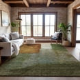 thumbnail image 1 of Addison Rugs Mayfield Premium Machine Washable Transitional Squares Green Rectangle Rug, 9' x 12', 1 of 6