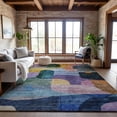 thumbnail image 1 of Addison Rugs Mayfield Premium Machine Washable Transitional Modern Blue Rectangle Rug, 5' x 7'6", 1 of 6