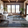 thumbnail image 1 of Addison Rugs Mayfield Premium Machine Washable Transitional Geometric Blue Rectangle Rug, 9' x 12', 1 of 6