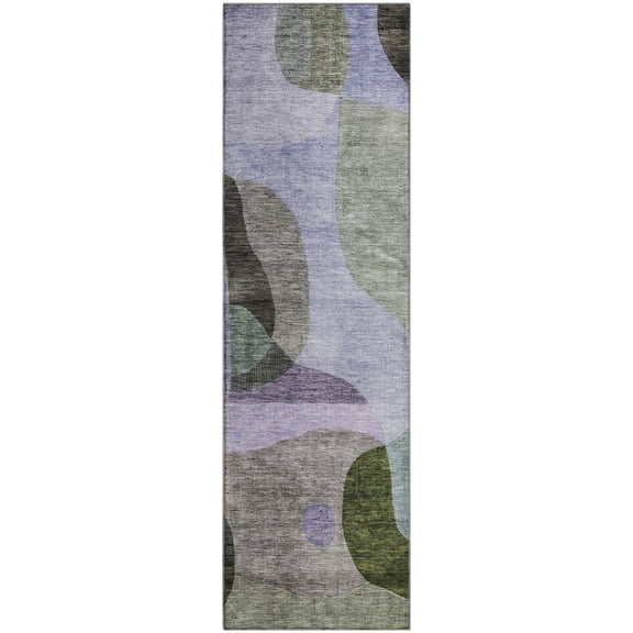 Dalyn Rugs Premium Machine Washable Mayfield AMF1119 Olive 2'3" x 7'6" Runner Rug