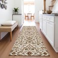 thumbnail image 1 of Addison Rugs Mayfield Premium Machine Washable Transitional Global Ivory Runner Rug, 2'3" x 7'6", 1 of 5