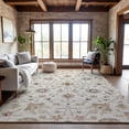 thumbnail image 1 of Addison Rugs Mayfield Premium Machine Washable Traditional Global Ivory Rectangle Rug, 9' x 12', 1 of 6