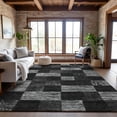 thumbnail image 1 of Addison Rugs Mayfield Premium Machine Washable Transitional Geometric Black Rectangle Rug, 10' x 14', 1 of 6