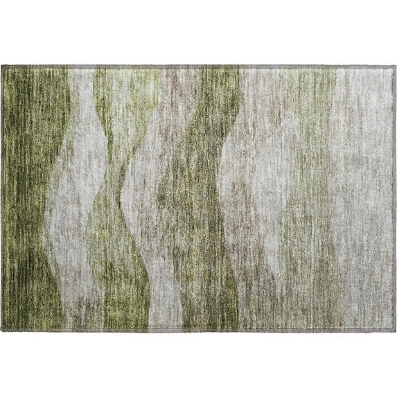 Dalyn Rugs Premium Machine Washable Mayfield AMF1141 Green 1'8" x 2'6" Rug