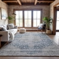 thumbnail image 1 of Addison Rugs Mayfield Premium Machine Washable Traditional Global Blue Rectangle Rug, 10' x 14', 1 of 6