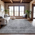thumbnail image 1 of Addison Rugs Mayfield Premium Machine Washable Traditional Global Gray Rectangle Rug, 8' x 10', 1 of 6