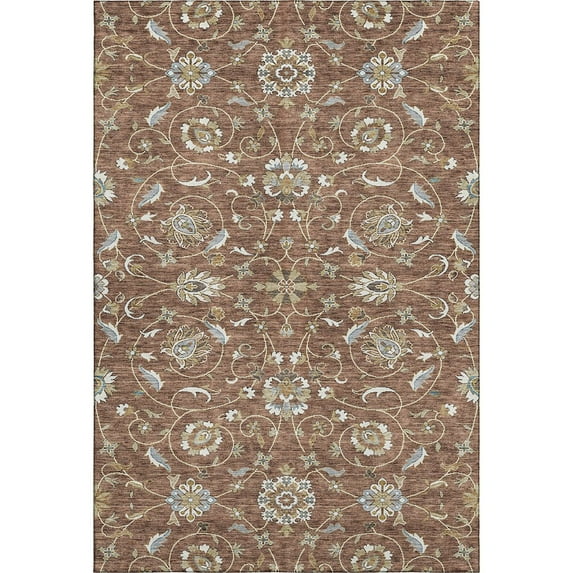 Dalyn Rugs Premium Machine Washable Mayfield AMF1149 Paprika 5' x 7'6" Rug
