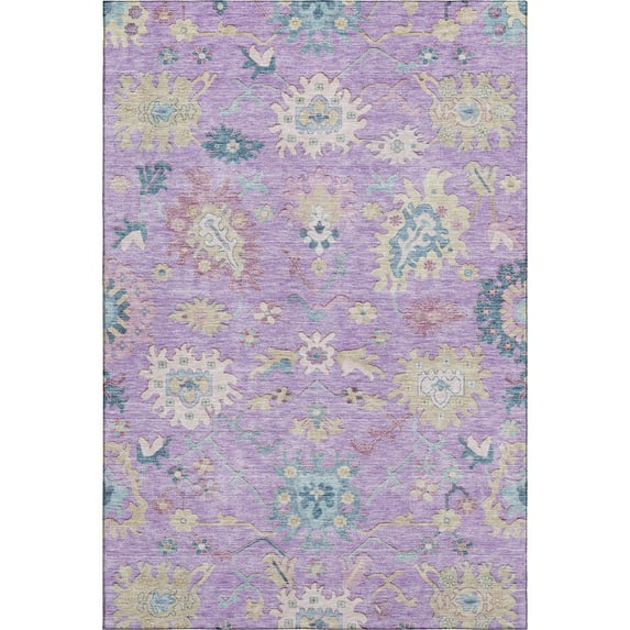 Dalyn Rugs Premium Machine Washable Mayfield AMF1154 Purple 2'6" x 3'10" Rug