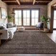 thumbnail image 1 of Addison Rugs Mayfield Premium Machine Washable Transitional Geometric Coffee Rectangle Rug, 5' x 7'6", 1 of 6